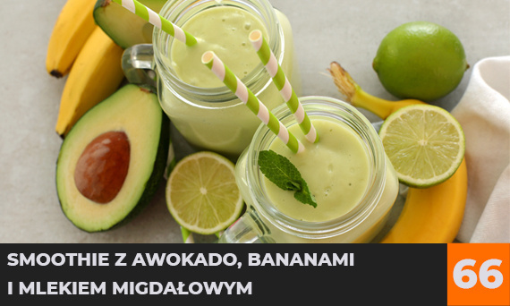 Smoothie Z Awokado Bananami I Mlekiem Migda Owym