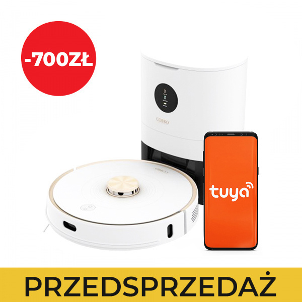 Robot odkurzająco-mopujący COBBO PRO 27 UV Robot odkurzająco-mopujący COBBO PRO 27 UV