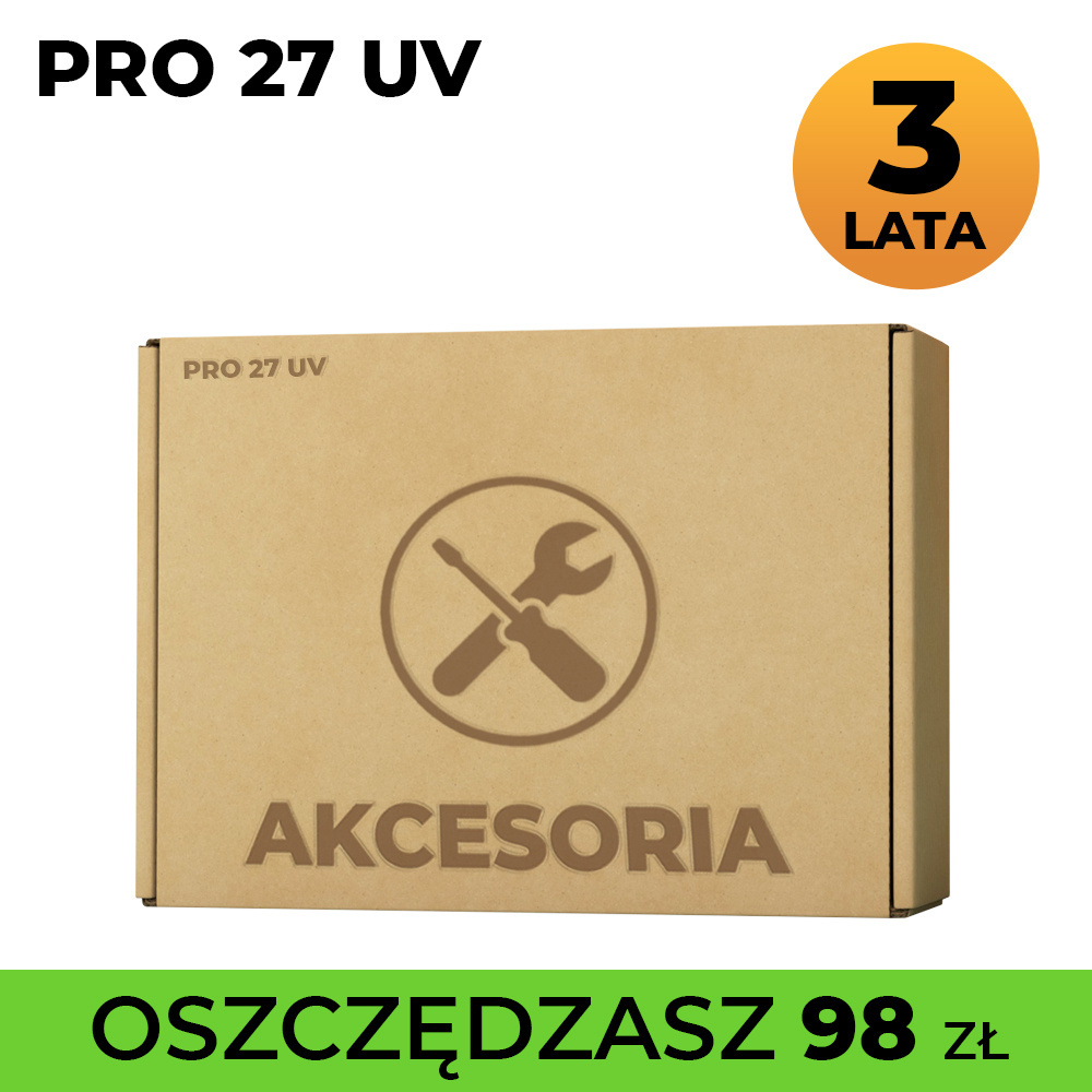 Pakiet akcesoriów (3 lata) do modelu PRO 27 UV