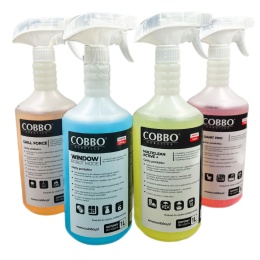 COBBO Zestaw Clean Box – pakiet 4 profesjonalnych środków czystości