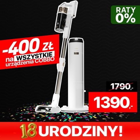 Odkurzacz pionowy bezprzewodowy COBBO G7 PRO