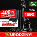 Odkurzacz pionowy z funkcją pary COBBO ULTRA STEAM UV
