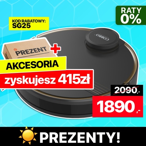 Robot odkurzająco-mopujący COBBO LF80