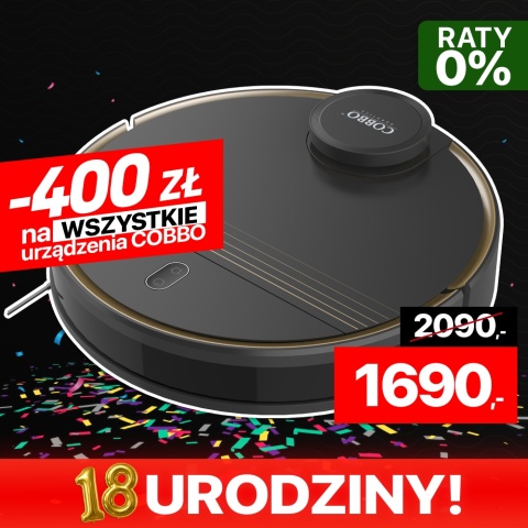 Robot odkurzająco-mopujący COBBO LF80 Robot odkurzająco-mopujący COBBO LF80