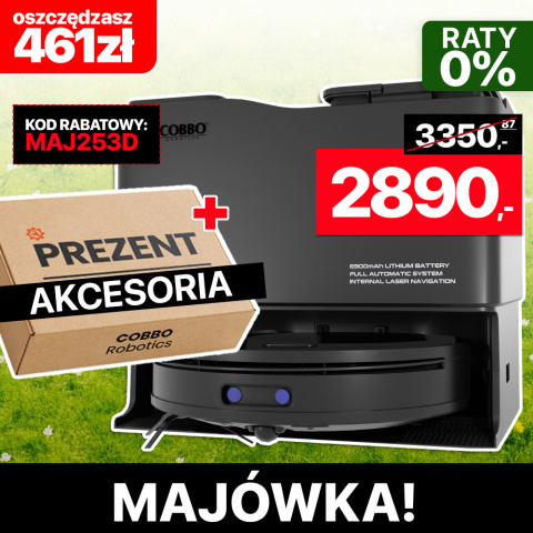 Robot odkurzająco-mopujący COBBO PRO 28 3D Robot odkurzająco-mopujący COBBO PRO 28 3D