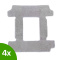 Zestaw 4szt. nakładek NanoTex CR™ z mikrowłókien COBBO Q6