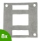 Zestaw 8szt. nakładek Edge Plus™ z mikrowłókien COBBO Q6