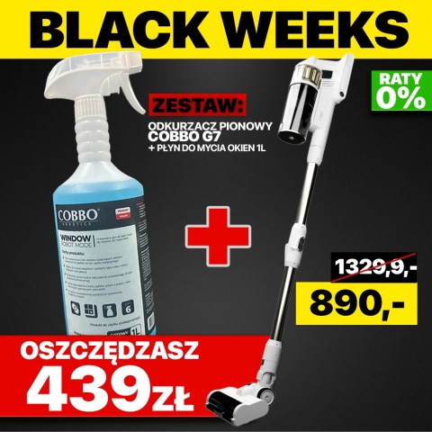 Odkurzacz pionowy bezprzewodowy COBBO G7