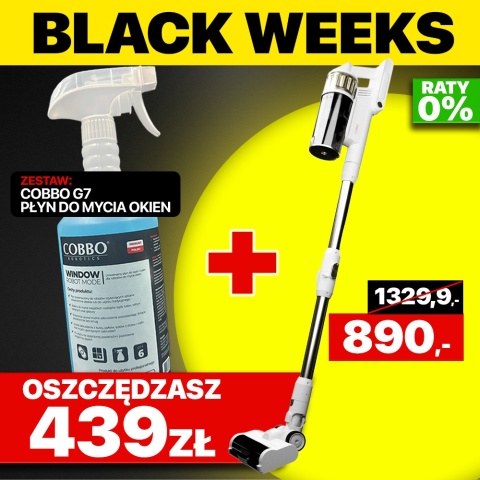 Odkurzacz pionowy bezprzewodowy COBBO G7