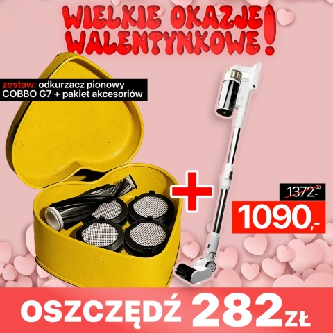 Odkurzacz pionowy bezprzewodowy COBBO G7