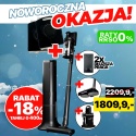 Odkurzacz pionowy + mop parowy COBBO ULTRA STEAM UV