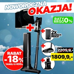 Odkurzacz pionowy + mop parowy COBBO ULTRA STEAM UV
