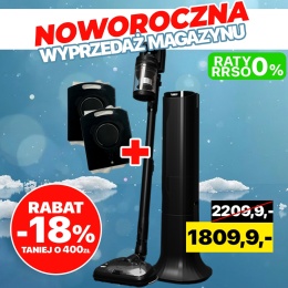 Odkurzacz pionowy z funkcją pary COBBO ULTRA STEAM UV