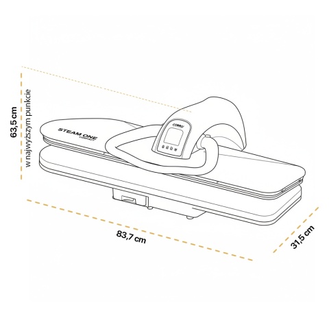 Prasowalnica parowa COBBO Steam One COMPACT 32''
