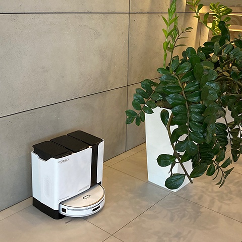 Robot odkurzająco-mopujący COBBO PRO 28 3D ULTRA + Płyn do robotów sprzątających ze stacją samoczyszczącą 1000ml