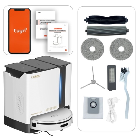 Robot odkurzająco-mopujący COBBO PRO 28 3D ULTRA Robot odkurzająco-mopujący COBBO PRO 28 3D ULTRA