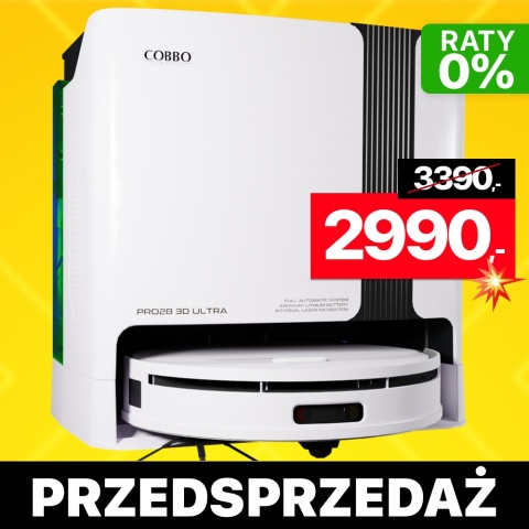 Robot odkurzająco-mopujący COBBO PRO 28 3D ULTRA