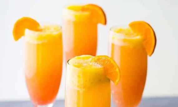 Ambrozja z mango i czerwonymi sycylijskimi pomarańczami