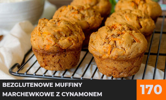 Bezglutenowe muffiny marchewkowe z cynamonem