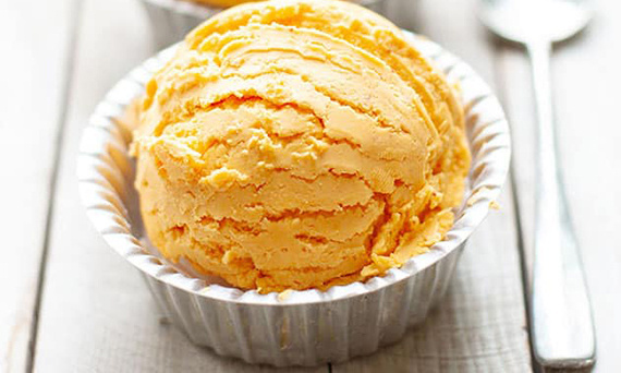 Lody mango bez laktozy