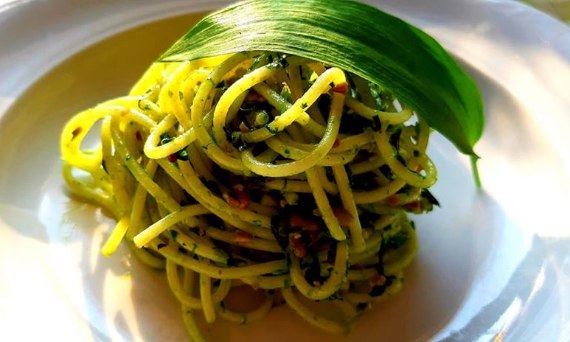 Pesto z czosnku niedźwiedziego