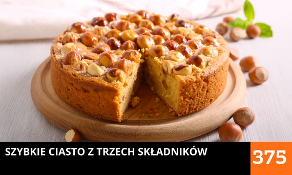 Szybkie ciasto z trzech składników