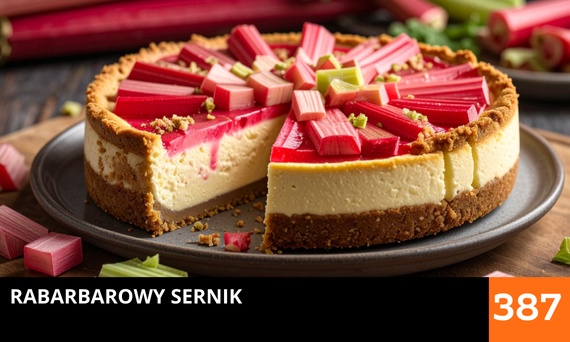 Rabarbarowy sernik