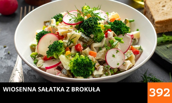 Wiosenna surówka z brokułu