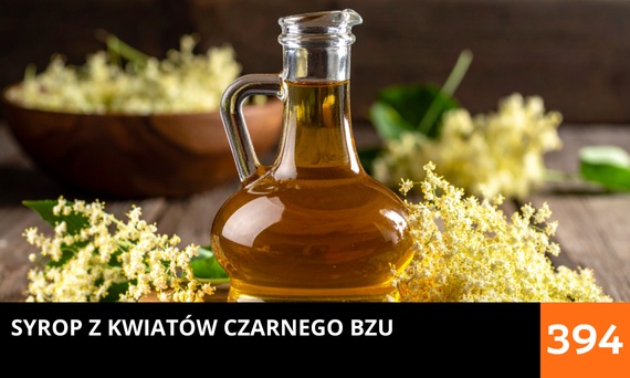Syrop z kwiatów czarnego bzu