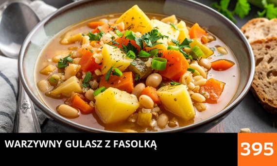 Warzywny gulasz z fasolką
