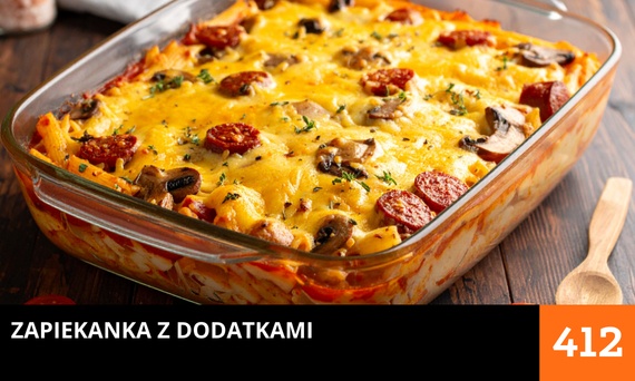 Zapiekanka z dodatkami