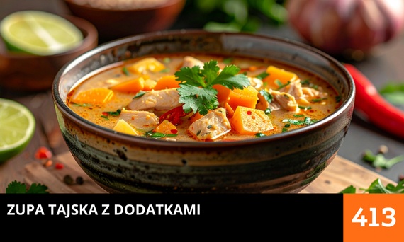 Zupa tajska z dodatkami