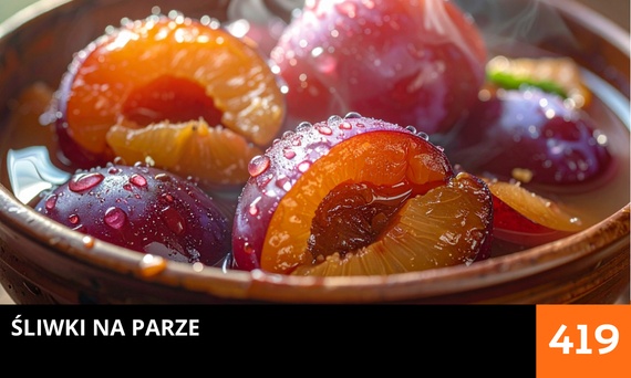 Śliwki na parze