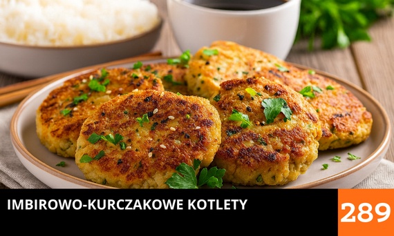 Imbirowo-kurczakowe kotlety