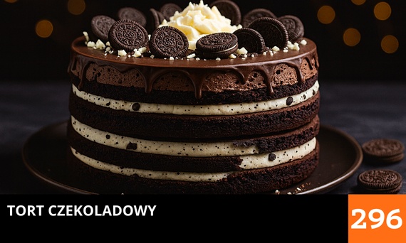 Lodowy tort czekoladowy