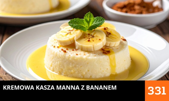 Kremowa manna z bananem