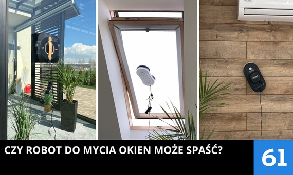 Czy robot do mycia okien może spaść?