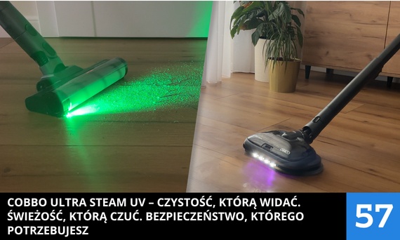 COBBO Ultra STEAM UV – czystość, którą widać. Świeżość, którą czuć. Bezpieczeństwo, którego potrzebujesz