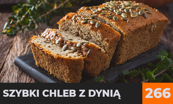 Szybki chleb z dynią